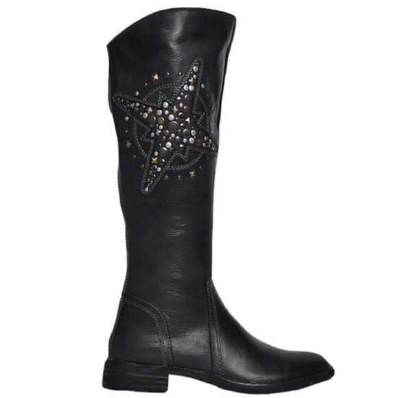 BUSSOLA Anthropologie Star Studded Riding Boots sz 38 7.5 NEW - Picture 1 of 10